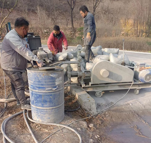 靖安路面下沉注浆